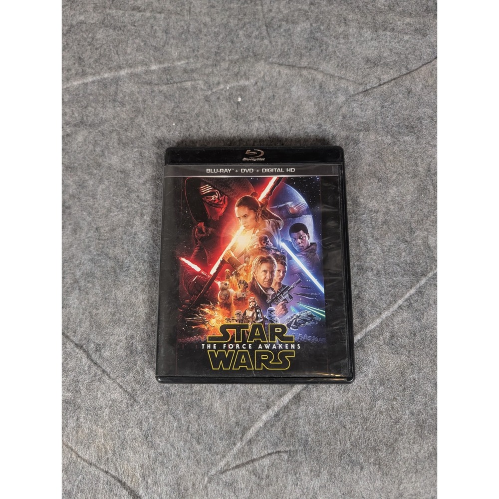 Star Wars The Force Awakens Blu Ray DVD Digital‎ HD Movie Set